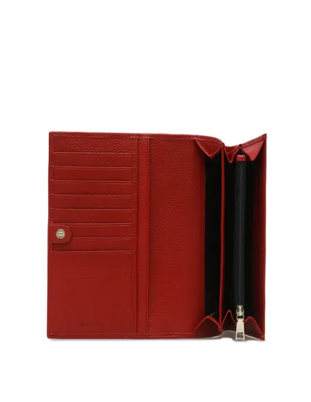 Pollini Heritage Geldbörse mit Klappe elfenbein-rot