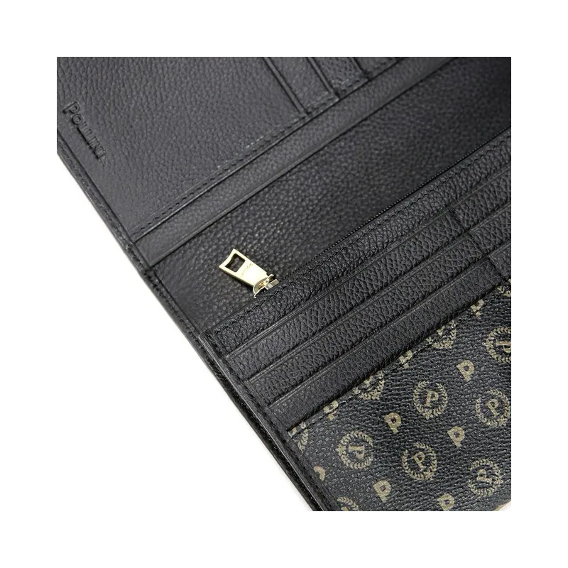 Pollini Heritage Geldbörse mit Klappe schwarz 2