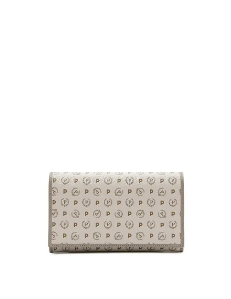 Pollini Heritage Geldbörse mit Klappe Elfenbein-Eis