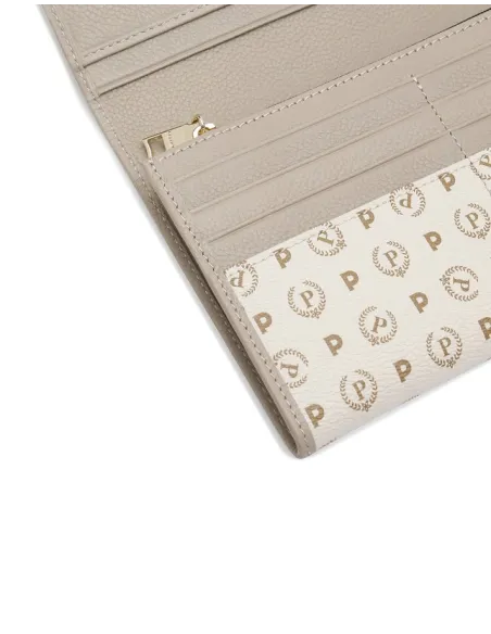 Pollini wallet large ivory-ice
