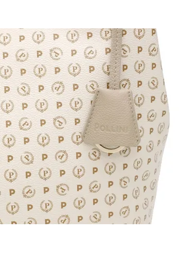 Pollini heritage shoulder bag ivory-ice
