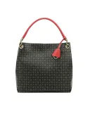 Umhängetasche Pollini Heritage schwarz-rot