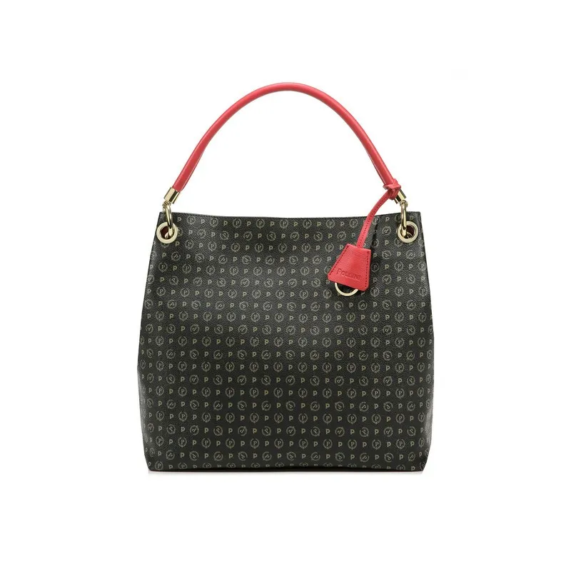 Pollini Heritage shoulder bag black-red