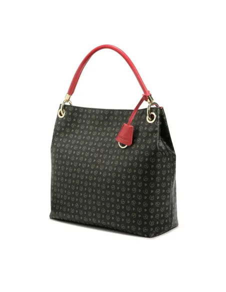 Pollini Heritage shoulder bag black-red