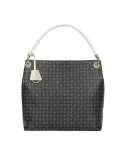 Pollini heritage shoulder bag black-ivory