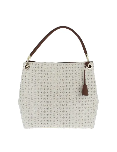 Pollini Heritage shoulder bag heritage ivory-brown