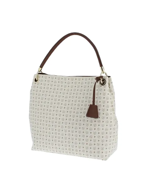 Pollini Heritage shoulder bag heritage ivory-brown