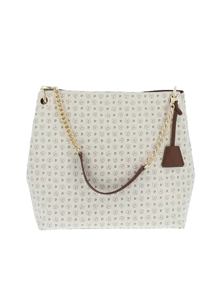 Pollini Heritage shoulder bag heritage ivory-brown