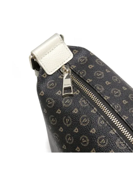 Pollini Heritage Umhängetasche schwarz-elfenbein