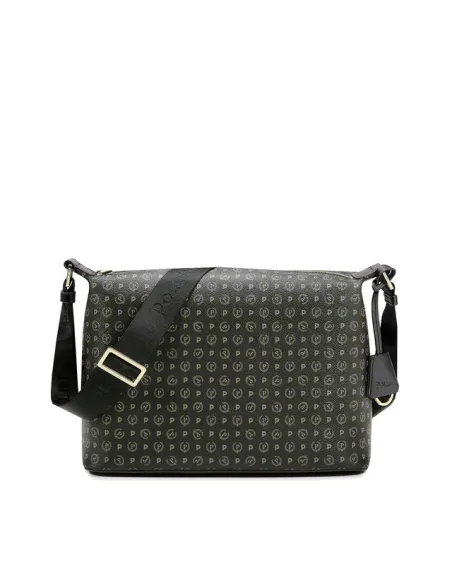 Pollini Shoulder bag with zipped opening black