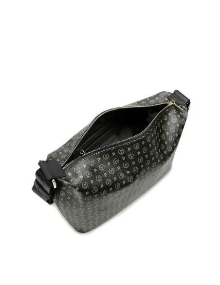 Pollini Shoulder bag with zipped opening black