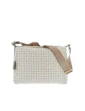 Borsa a tracolla Pollini Heritage avorio-ghiaccio
