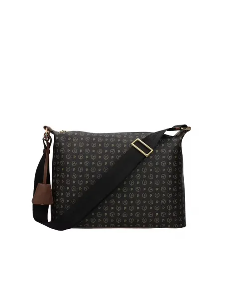 Pollini Heritage Umhängetasche schwarz-braun