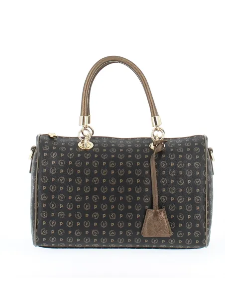 Pollini Heritage bowling bag black-bronze