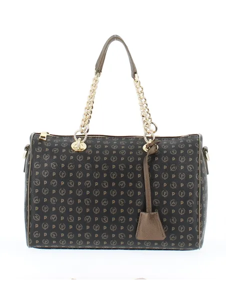 Pollini Heritage bowling bag black-bronze