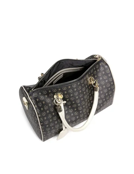 Bauletto Pollini Heritage nero-avorio