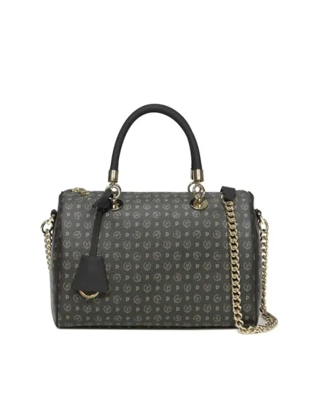 Pollini Heritage Zweihandtasche für Frauen schwarz