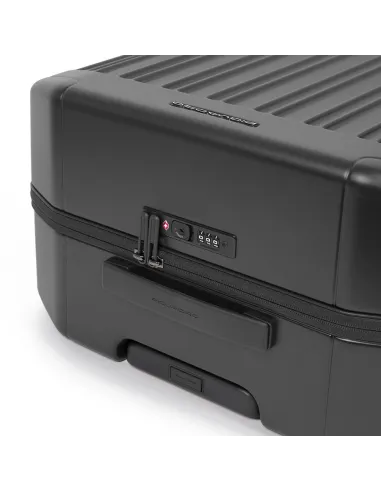 Piquadro PQ-Light Medium size, hardside spinner grey details