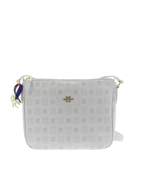Borsa a tracolla Piero Guidi bianca
