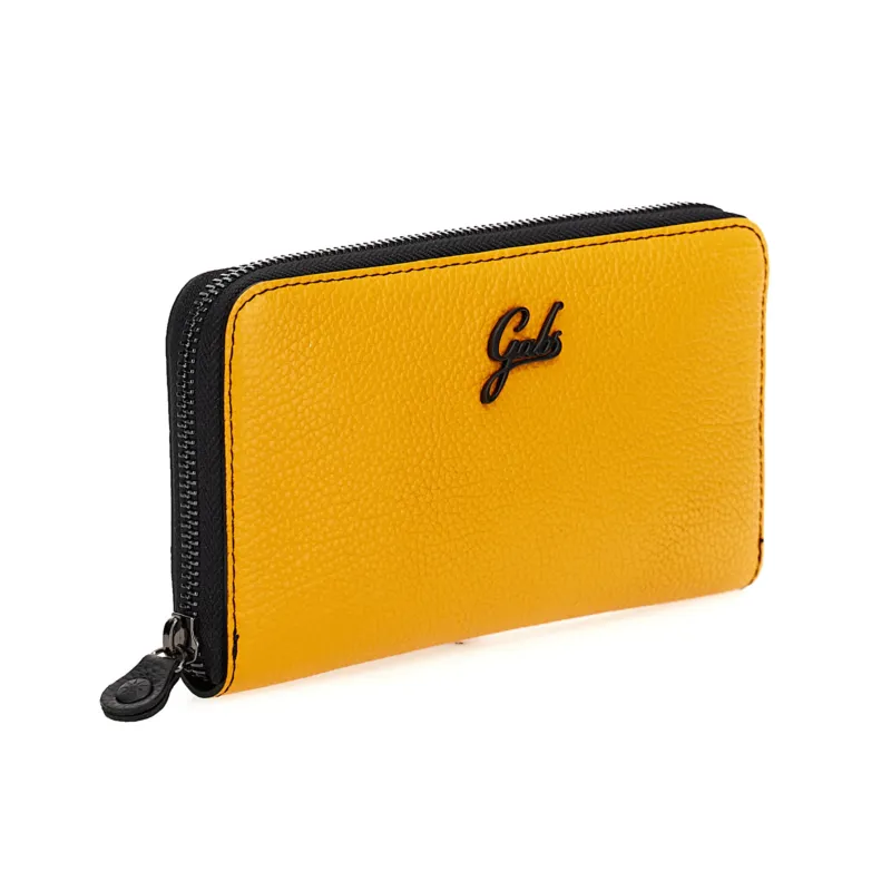Gabs Damenbrieftasche mit Reißverschluss gelb 2