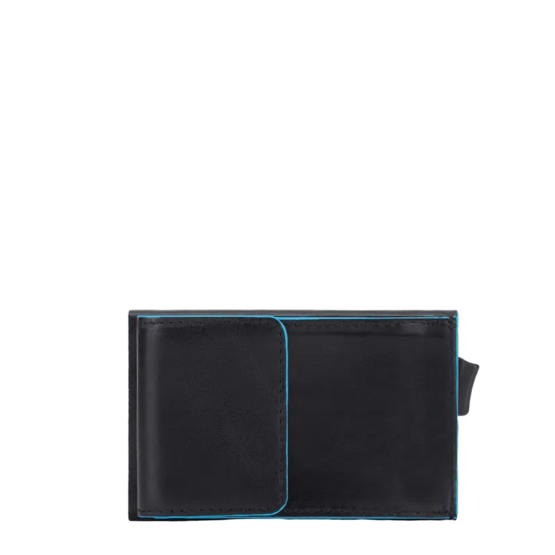 Porta carte di credito con meccanismo in metallo Blue... 2