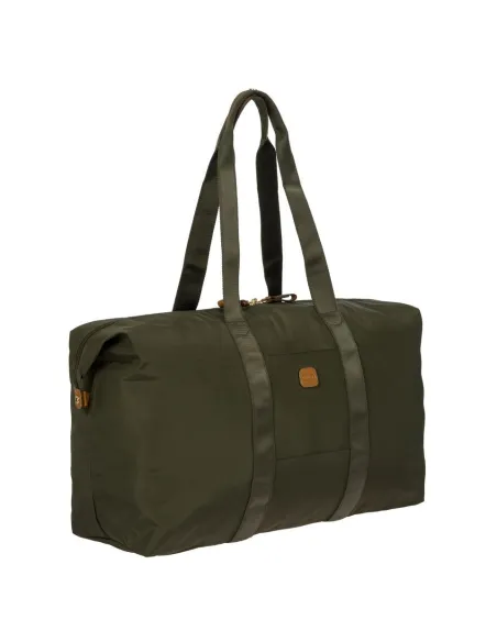 Brics X-Collection Folding Duffle mit Reißverschlussöffnung Olivgrün