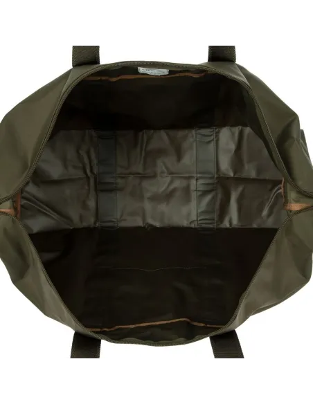 Brics X-Collection Folding Duffle mit Reißverschlussöffnung Olivgrün