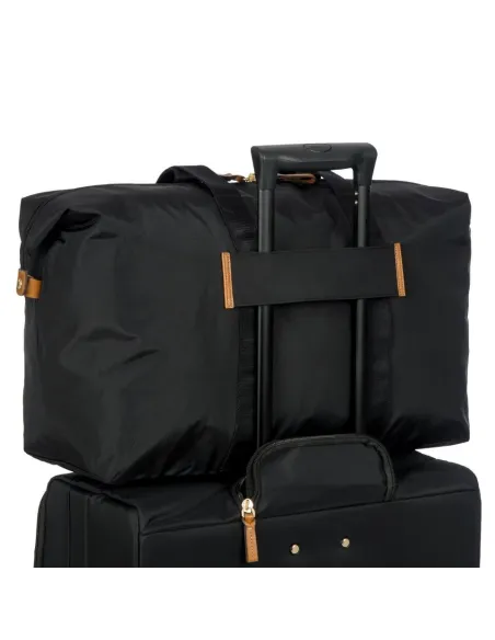 Brics X-Collection Folding Duffle mit Reißverschlussöffnung schwarz