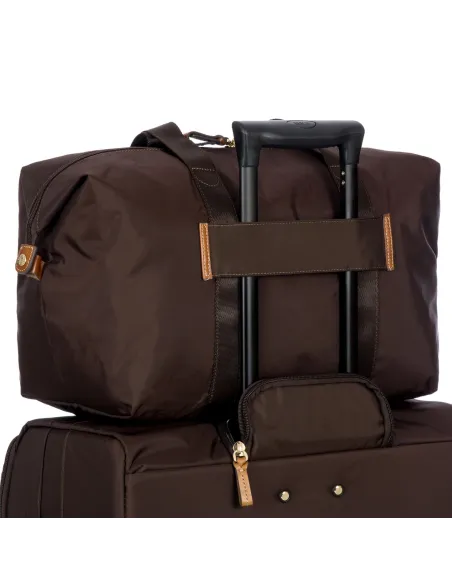 Brics X-Collection Medium Folding Duffle Dunkelbraun