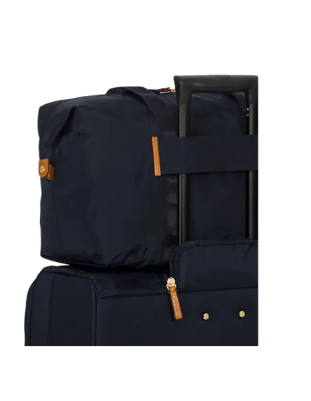 Borsone medio pieghevole Brics X-Collection blu oceano