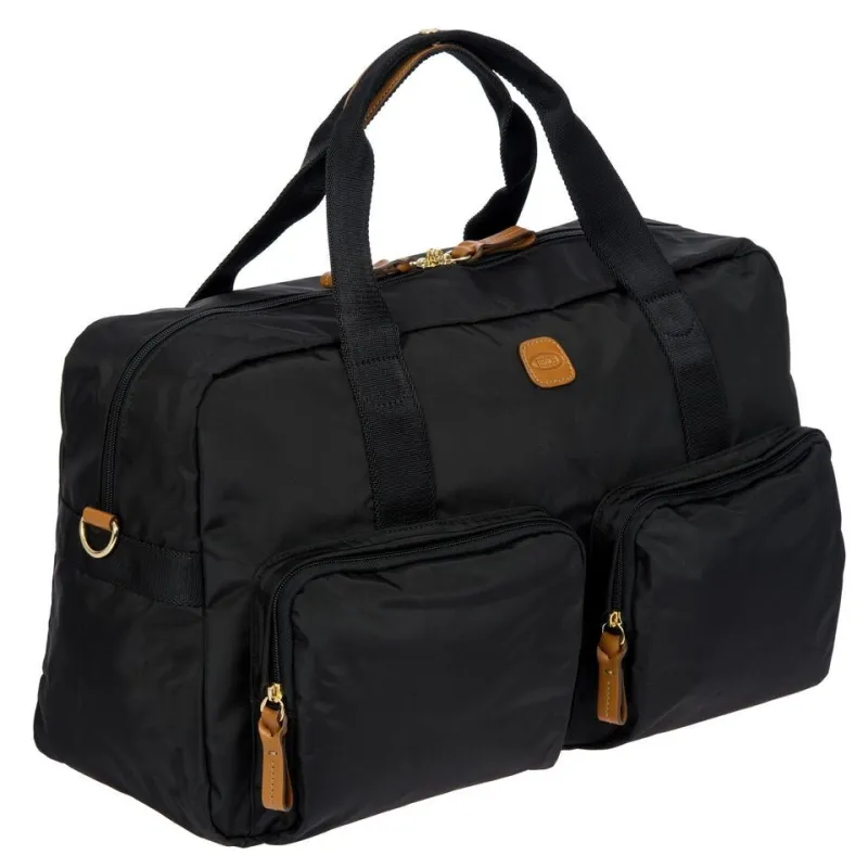 Borsone cabina Brics con tasche esterne, nero 2