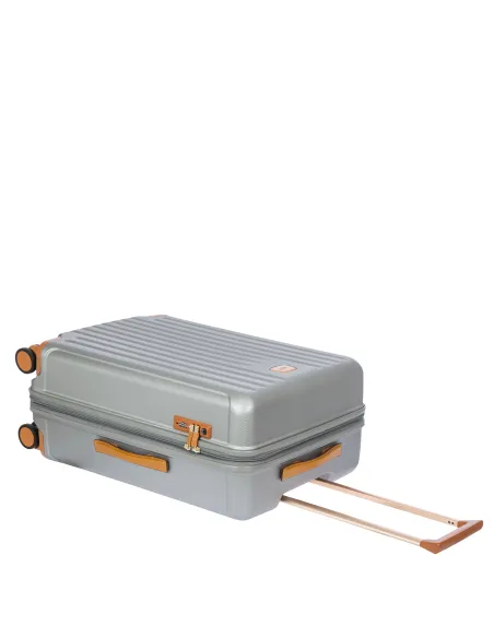 Trolley medio Brics Capri grigio argento