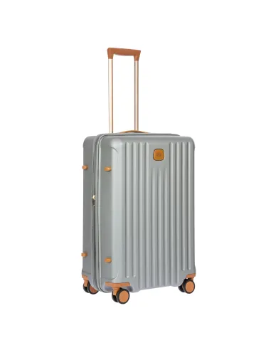 Trolley medio Brics Capri grigio argento