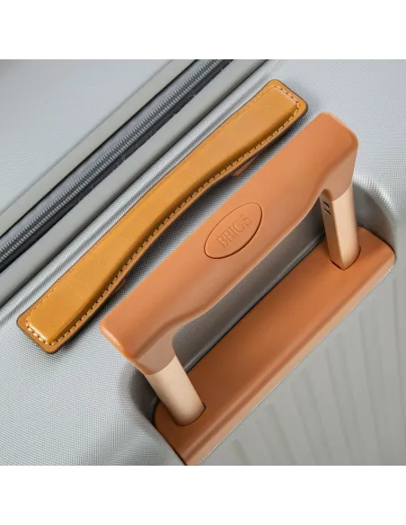 Trolley medio Brics Capri grigio argento