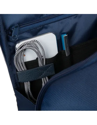 14" Laptop-Rucksack Piquadro Trakai blau