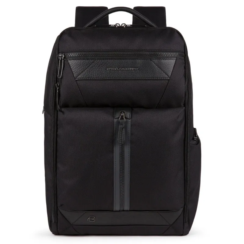 14" Laptop-Rucksack Piquadro Trakai schwarz