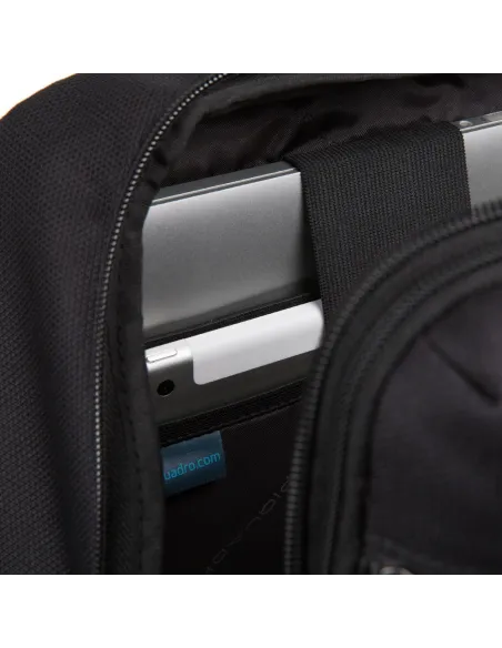 14" Laptop-Rucksack Piquadro Trakai schwarz