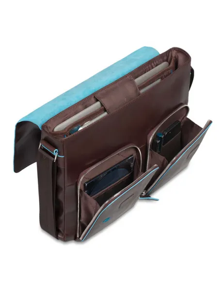 Piquadro Blue Square Laptopkuriertasche schwarz