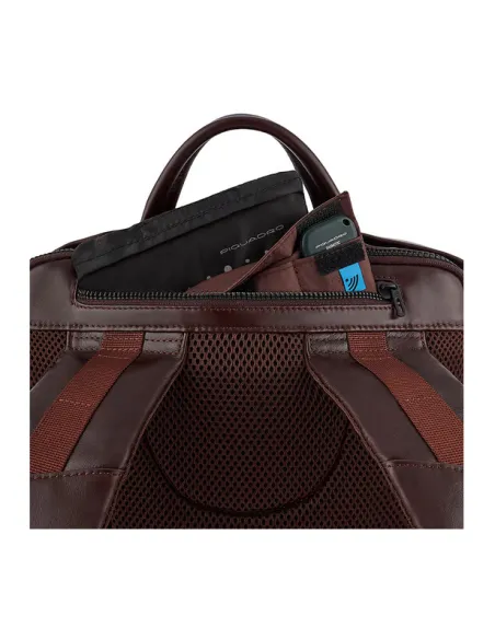 Zaino fast-check per computer e iPad® Piquadro B2 Revamp Mogano