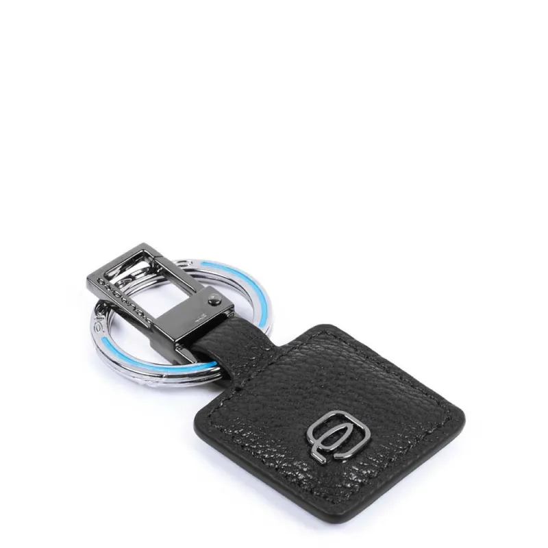 Piquadro B3 Keychain with carabiner black