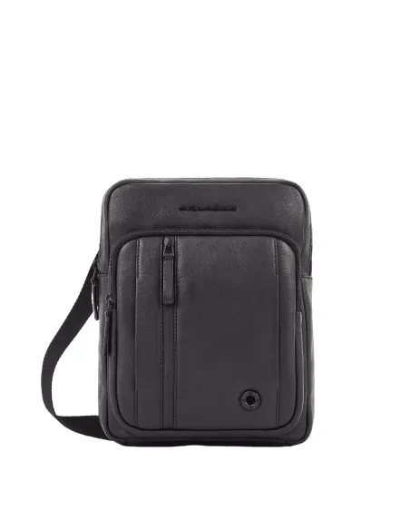 Borsello in pelle Piquadro Charlie nero