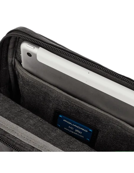 Borsello in pelle Piquadro Charlie nero