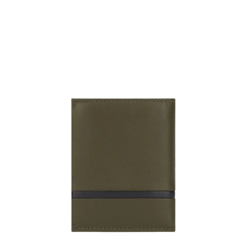 Piquadro Charlie Small vertical men's wallet green 2
