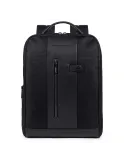Piquadro Brief2 PC- und iPad®-Rucksack mit Anti-Diebstahl-Kabel schwarz