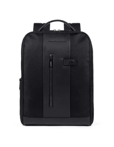 Piquadro Brief2 PC and iPad® backpack with anti-furt cable black