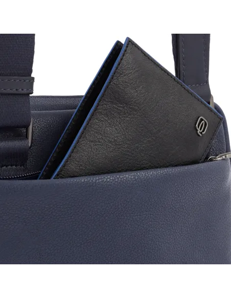 Piquadro Ronnie iPad®Pro 11"crossbody bag  blue