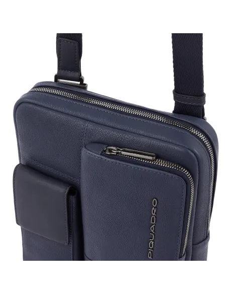 Piquadro Ronnie iPad®Pro 11" Umhängetasche blau