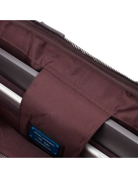 Piquadro Ronnie laptop portfolio briefcase with iPad®Pro 12,9"compartment black