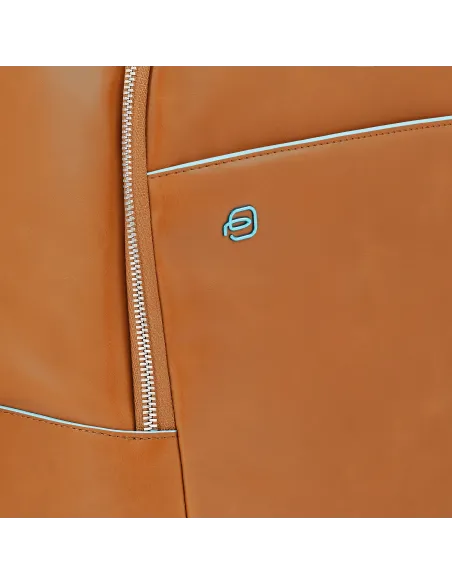 Zaino in pelle Piquadro Blue Square sabbia