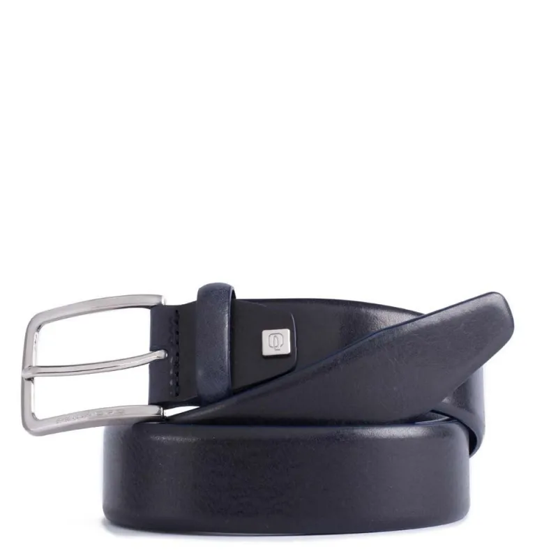 leather belt blue